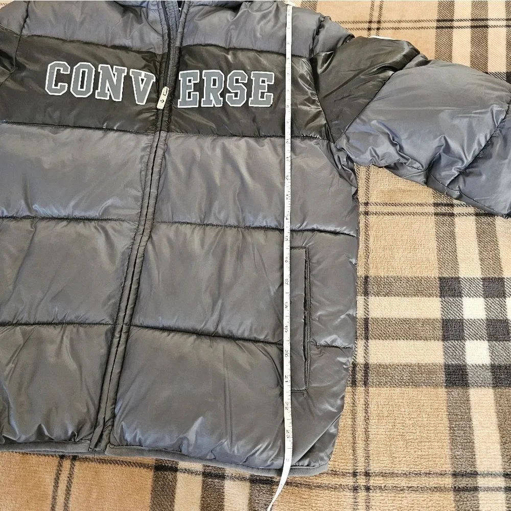 Converse Gray Puffer Jacket
